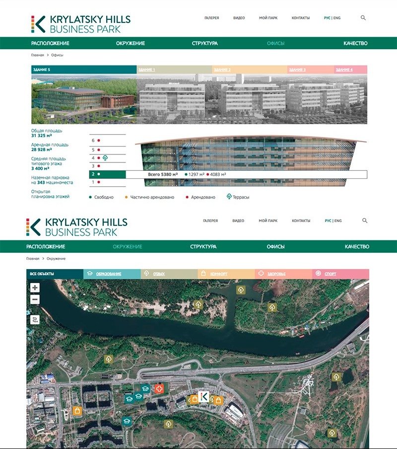 Krylatski Hills Interactive Map