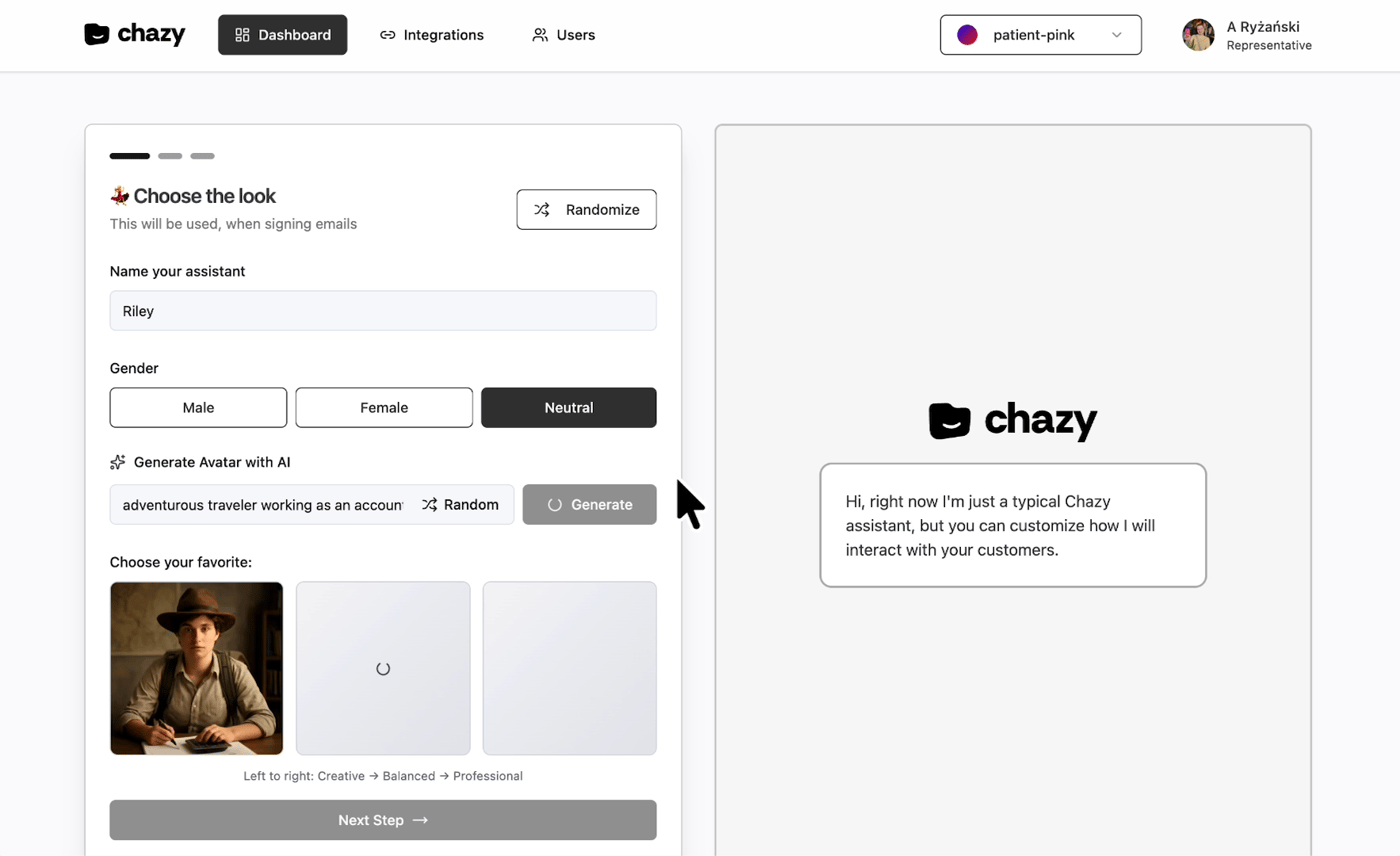 Project image preview